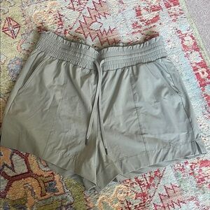 Abercrombie & Fitch Women's Olive Athletic Shorts